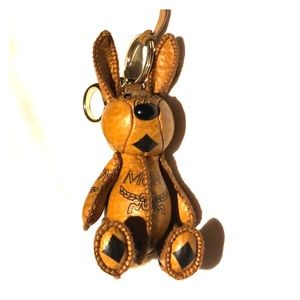 MCM bunny keychain